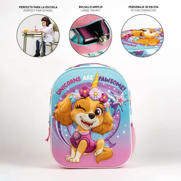 Skolas soma The Paw Patrol Rozā 25,0 x 31,0 x 10,0 cm