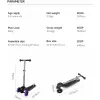 Potkulauta Ociotrends Eco Future Scooter Purppura 3 rengasta