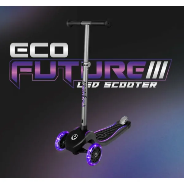 Potkulauta Ociotrends Eco Future Scooter Purppura 3 rengasta