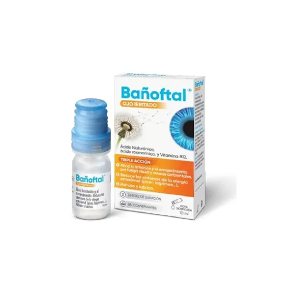 Bañoftal Eye Irritated Triple Action 10ml