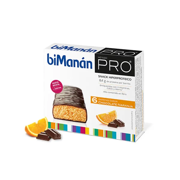 Bimanán Befit Bars Chocolate and Orange 6 pieces