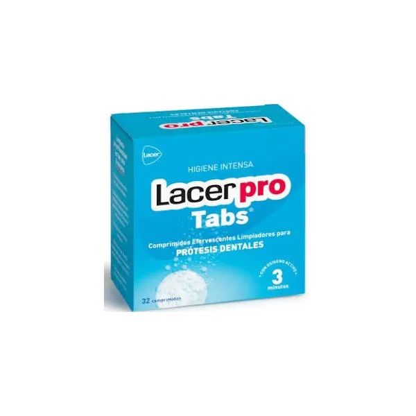 Lacer Protabs Dental Prosthesis Cleaning Tablets 32uts