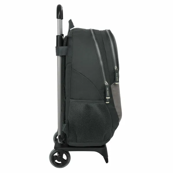 School Rucksack with Wheels Real Madrid C.F. Grey 32 x 44 x 16 cm