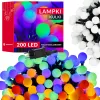 Joulukoristevalot Springos CL4051 200 LED-palloa, moniväriset, ohjelmoitavalla ohjaimella