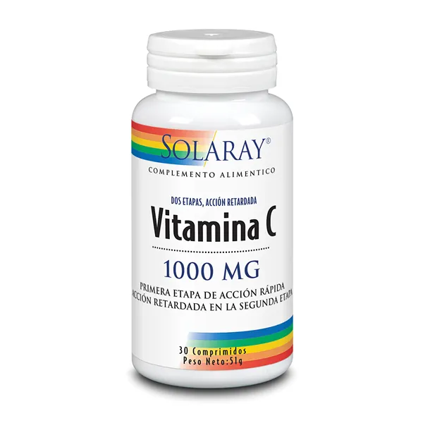 Solaray Vitamina C 1000 Mg 100 Tabletas