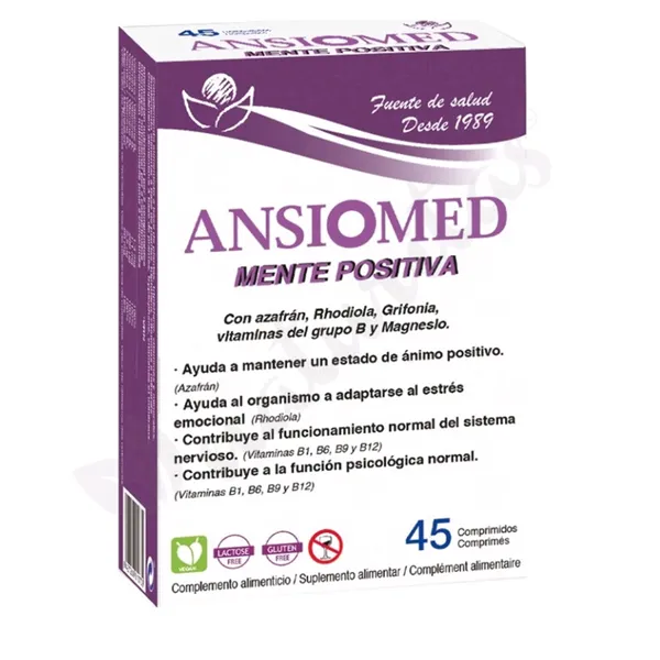 Bioserum Ansiomed Mente Positiva 45 Comprimidos