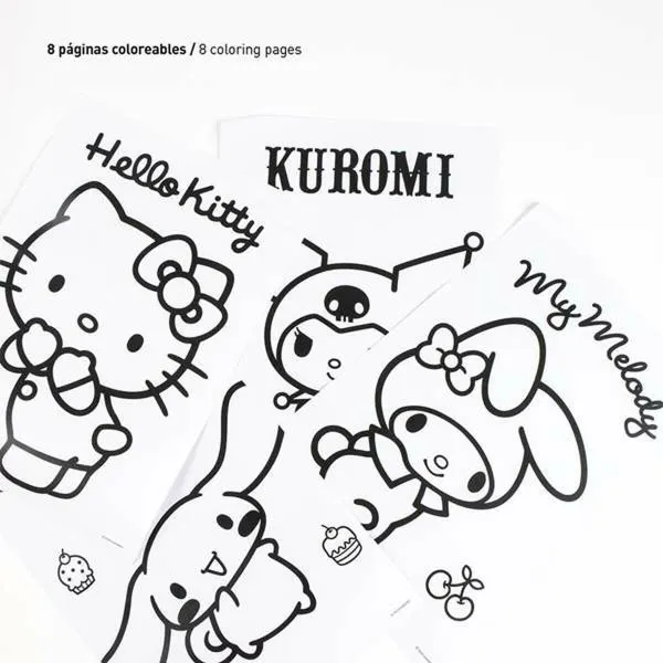 Zīmēšanas Komplekts Hello Kitty Balts