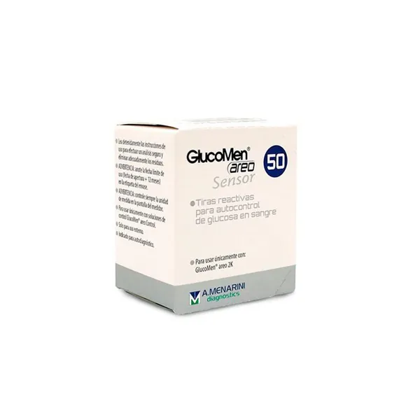 Berlin-Chemie Glucomen Areo Sensor Glucosa 50 Tiras