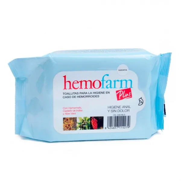 Hemofarm Plus Wipes 40 pcs