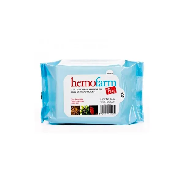 Hemofarm Plus Wet Wipes 20 Envelopes