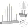 Koristeellinen LED-kynttilänjalka Springos CL0853, toimii paristoilla