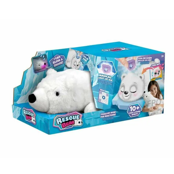 Interactive Pet Bizak Rescue Bear White