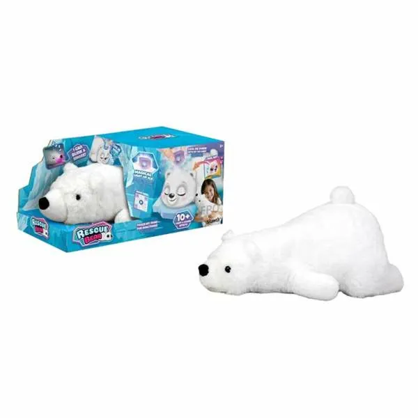 Плюшевый медвежонок Bizak Rescue Bear Белый