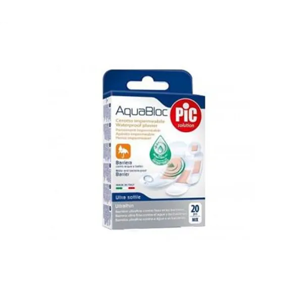 Pic Aquabloc With Bactericide Round Adhesive Dressing 22,5 Mm 2