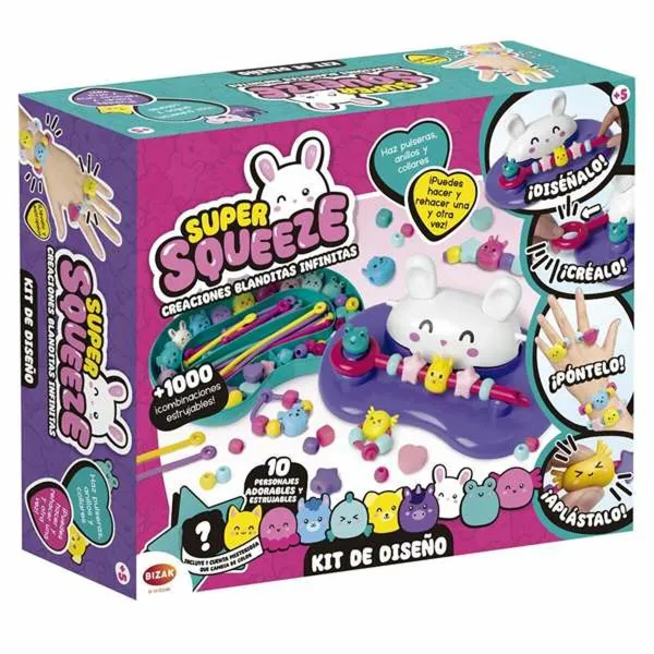 Rokassprādžu un kaklarotu pagatavošanas komplekts Bizak Super Squeeze