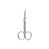 Beter Professional Curved Chrome Manicure Scissors for Cuticle 