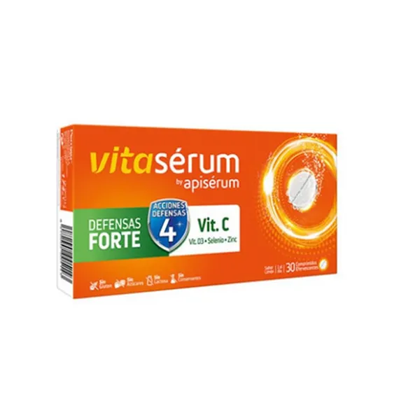 Vitaserum By Apiserum Defensas Forte Vit C 30 Tablets