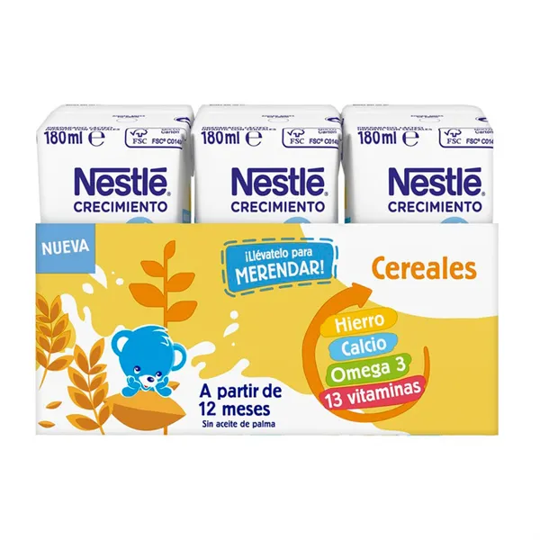 Nestlé Growth Milk 1+ Cereal 3x180ml