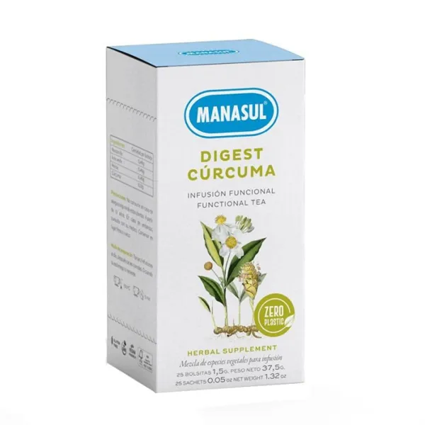 Manasul Digest Turmeric 25 Tea Sachets 37,5g