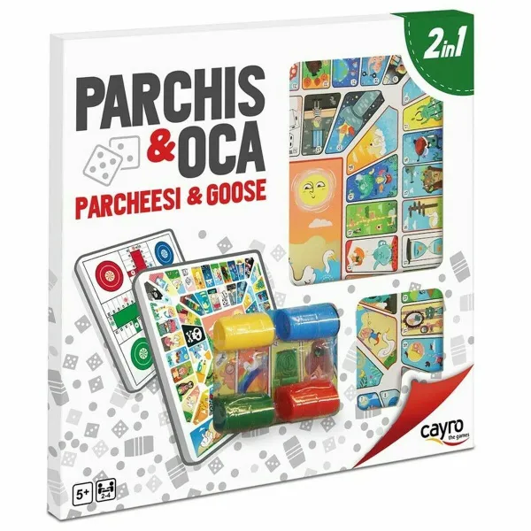 Доска Parcheesi Cayro Разноцветный 250 g