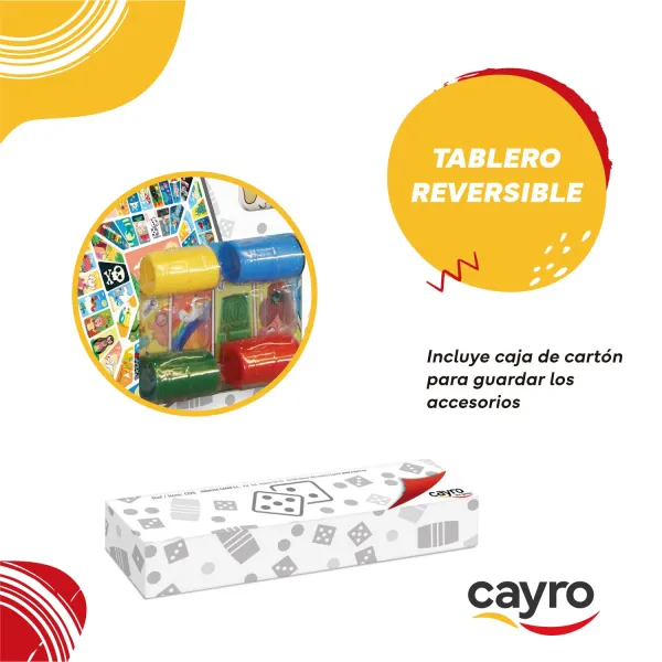 Parcheesi laud Cayro Mitmevärviline 250 g