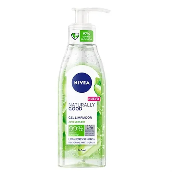 Nivea Naturally Good Aloe Vera Facial Cleansing Gel 140ml