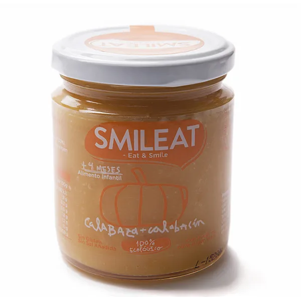 Smileat Potito Bio Calabaza Calabacin 230g