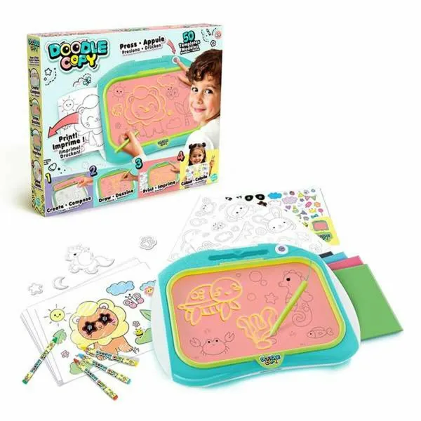 2-in-1 taulu Canal Toys Doodle Copy Sininen Muovinen 40 x 33 x 6 cm