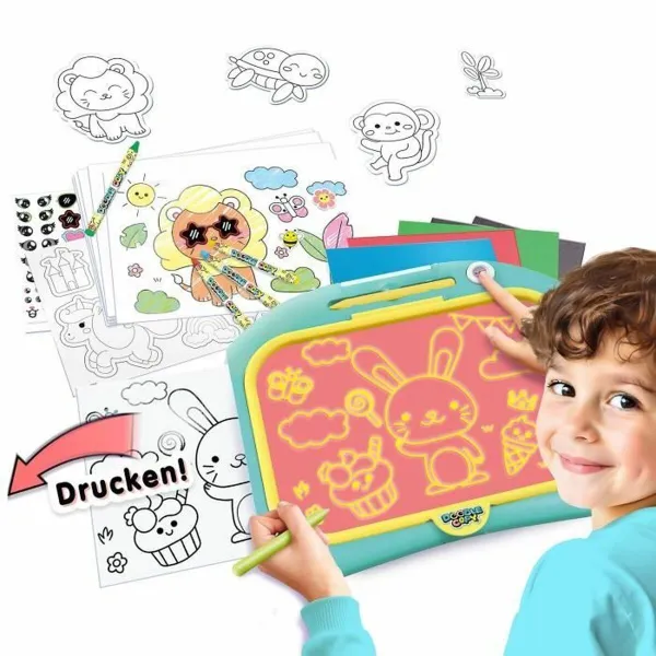 2-in-1 taulu Canal Toys Doodle Copy Sininen Muovinen 40 x 33 x 6 cm
