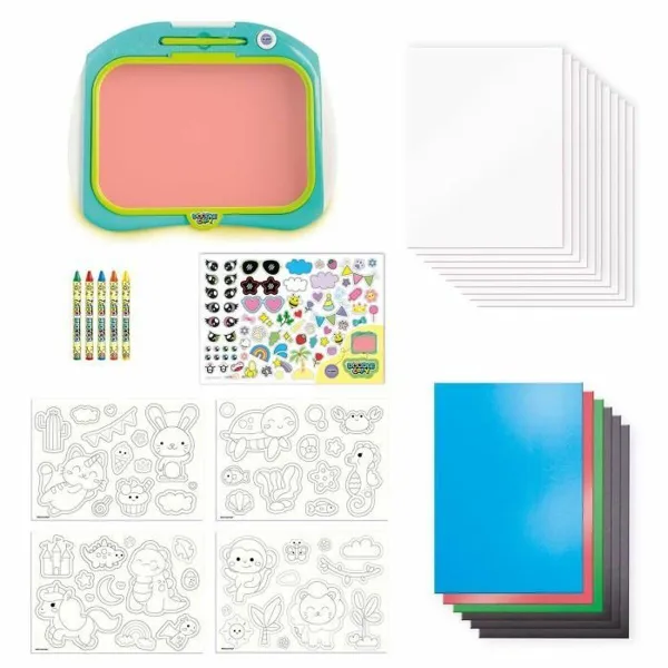 2-in-1 taulu Canal Toys Doodle Copy Sininen Muovinen 40 x 33 x 6 cm