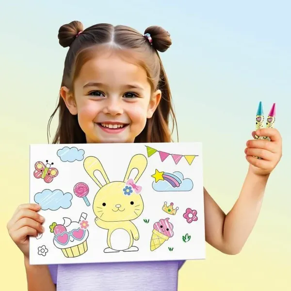 2-in-1 taulu Canal Toys Doodle Copy Sininen Muovinen 40 x 33 x 6 cm
