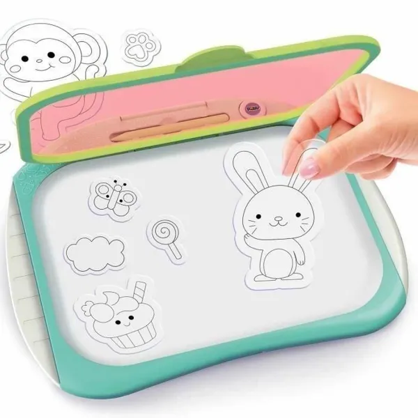 2-in-1 taulu Canal Toys Doodle Copy Sininen Muovinen 40 x 33 x 6 cm