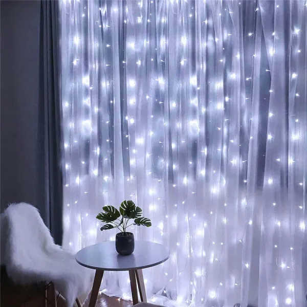 Рождественская LED занавеска Springos CL4021, 200 LED