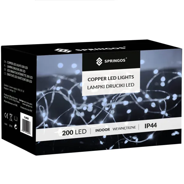 Рождественская LED занавеска Springos CL4021, 200 LED