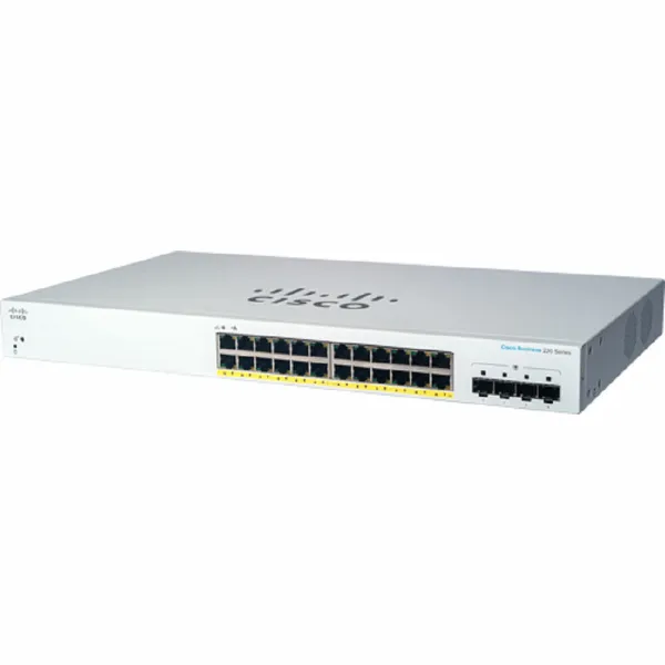Slēdzis CISCO CBS220-24P-4G-EU