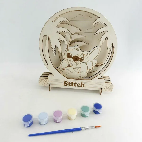 Задание для ручных действий Stitch Деревянный