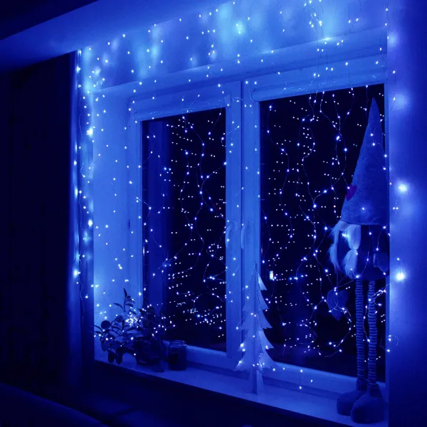 Светодиодный новогодний занавес Springos CL4024, 300 LED
