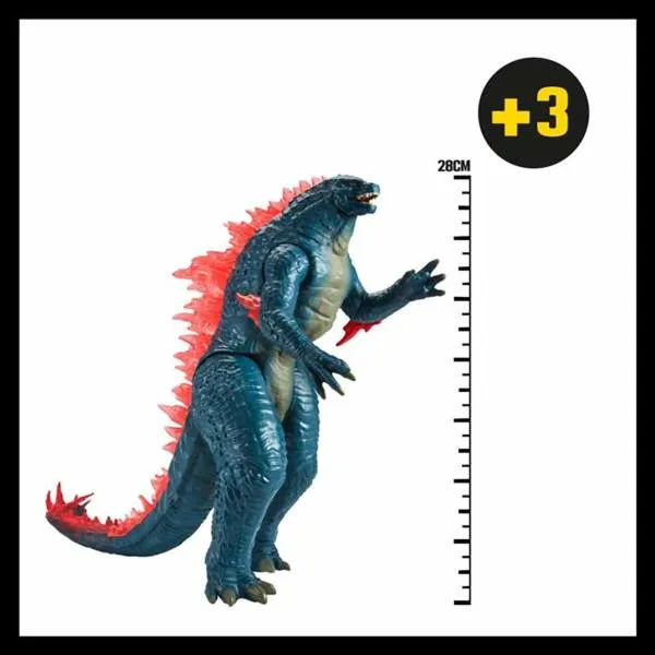 Veiklos rodikliai Famosa Giant Godzilla 28 cm