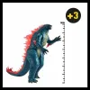 Veiklos rodikliai Famosa Giant Godzilla 28 cm