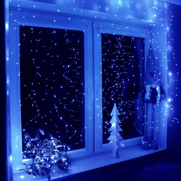 Светодиодный новогодний занавес Springos CL4024, 300 LED