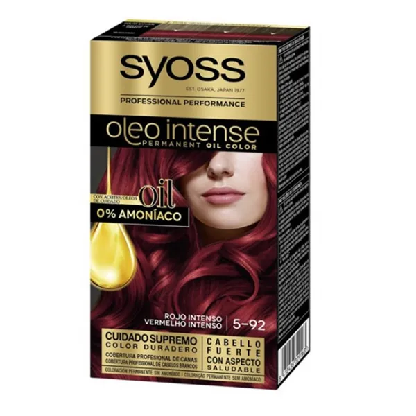 Syoss Oleo Intense Permanent Hair Color 5-92 Intense Red