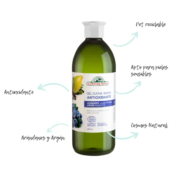 Corpore Gel De Baño Antioxidante 600ml