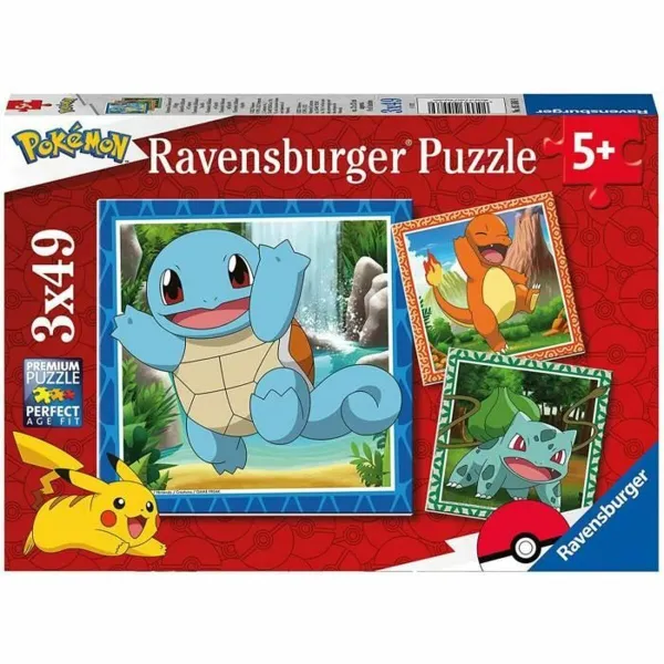 3 palapelin setti Ravensburger 49 Kappaletta 147 Kappaletta 3 osaa