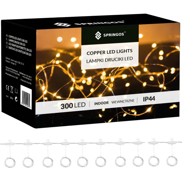 Springos CL4098 Световой занавес 300 LED 3 x 3 м