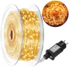 Рождественская светодиодная гирлянда Springos CL4043, 1000 микро-LED, 100 м, тёплый белый