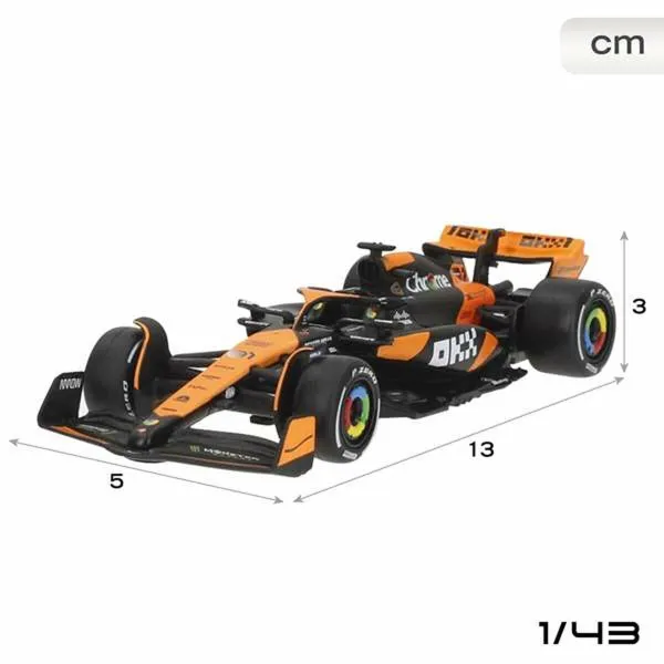 Set of 2 Cars McLaren F1 1:43 Black