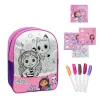 Laste seljakott Gabby's Dollhouse Roosa