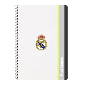 Notebook Real Madrid C.F. White A4 80 Sheets