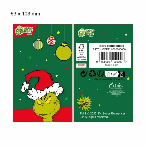 Bērnu cepure The Grinch Sarkans
