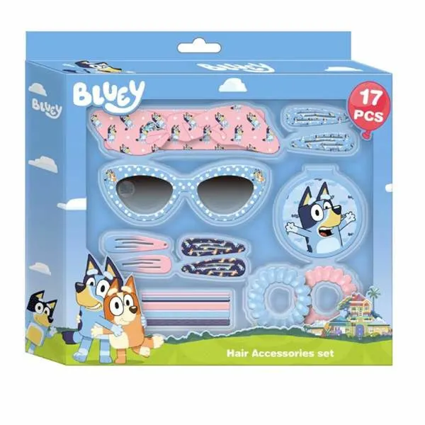 Kampaustarvikkeet Bluey Monivärinen 17 Kappaletta